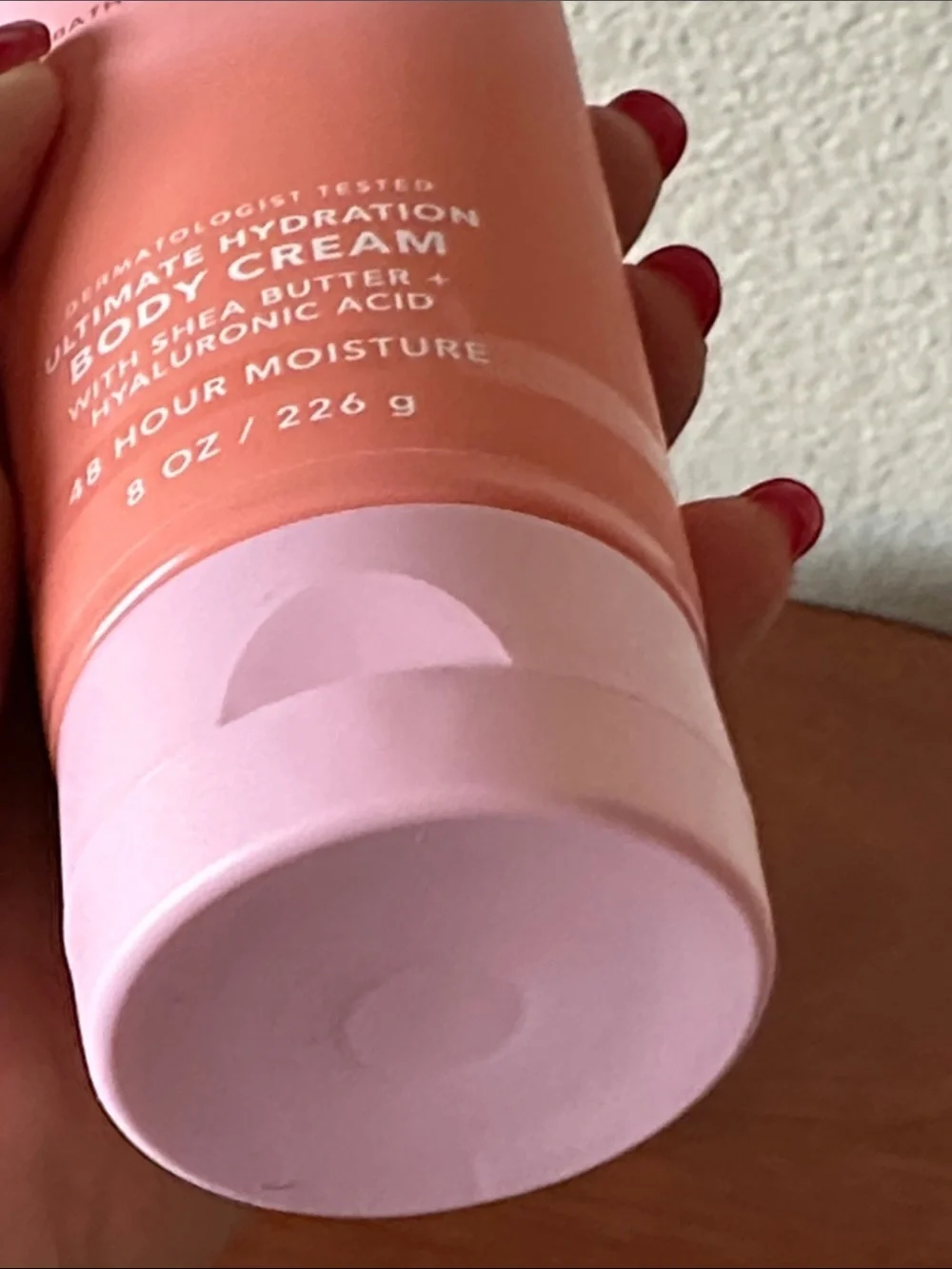Bath & Body Works Fresh Musk Body Cream - Pink to Coral